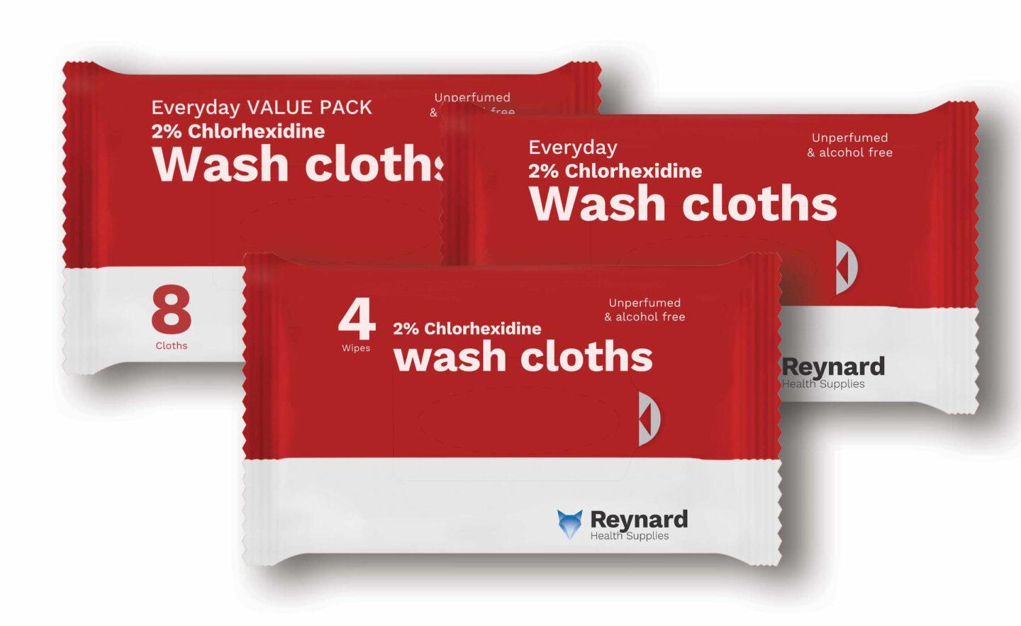 Chlorhexidine Wash Cloths Reynard Health Supplies