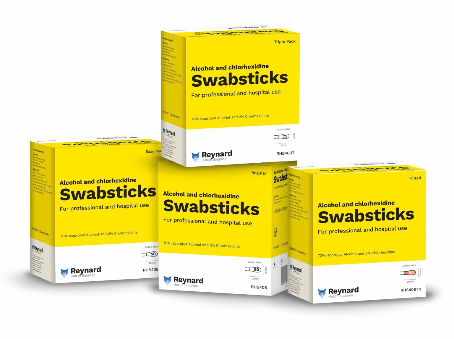 2 Chlorhexidine & 70 Alcohol Reynard Health Supplies