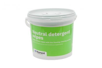 Tub of reynard neutral detergent wipes