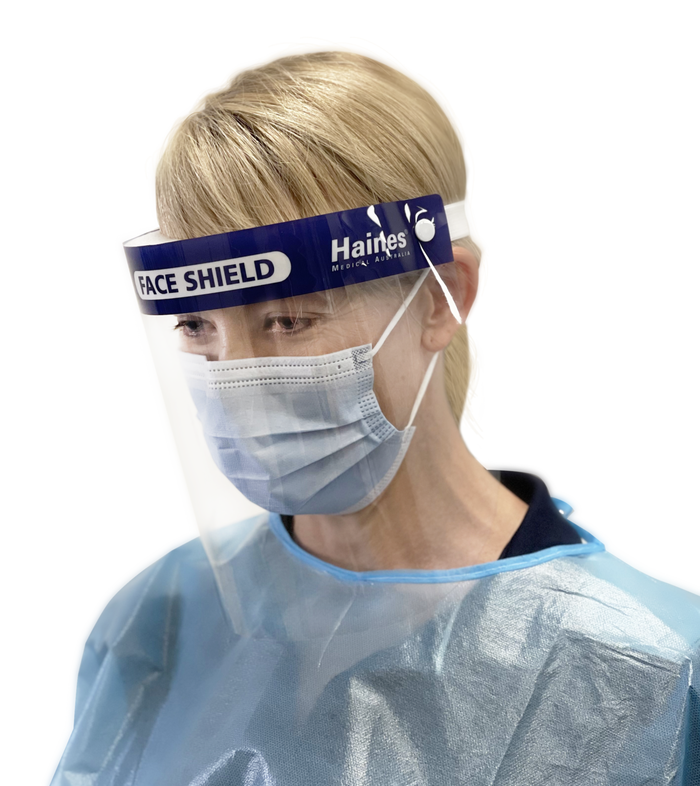 Single use face shield Reynard Health Supplies